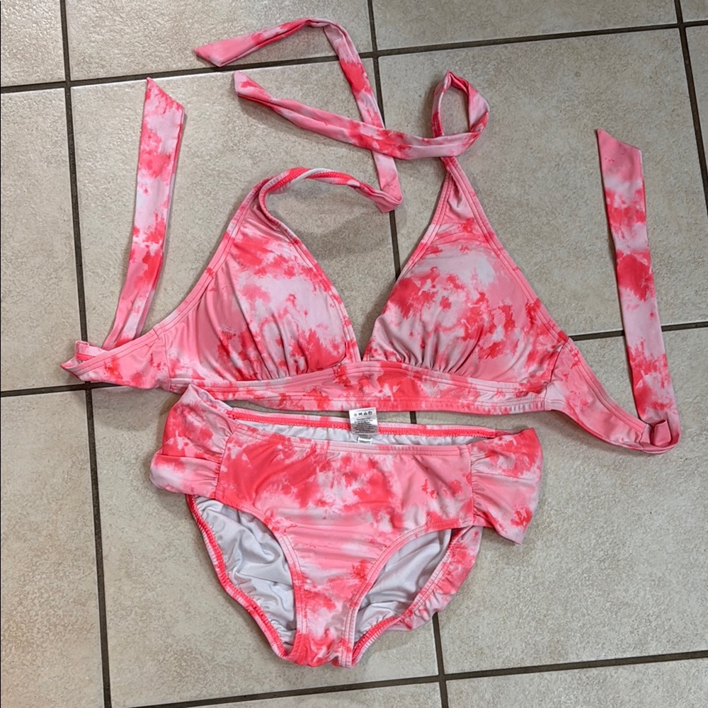 VENUS Pink Tie-Dye Bikini